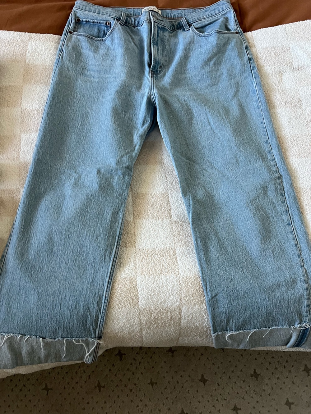 Abercrombie & Fitch Light Blue Straight Jeans